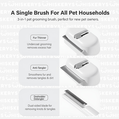 3 - in - 1 Brush Pet Grooming Brush - My Store