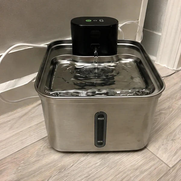 Customer photo of the Whiskerys fountain at home