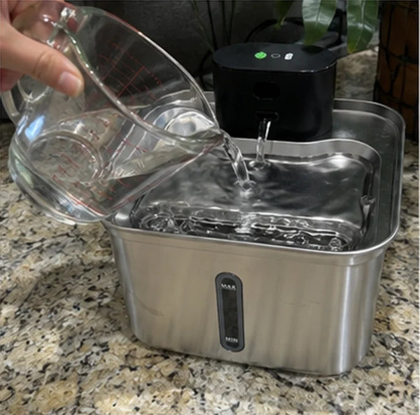 Customer photo of the Whiskerys fountain at home