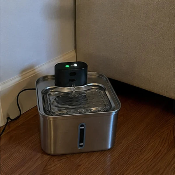The fountain in a corner at home